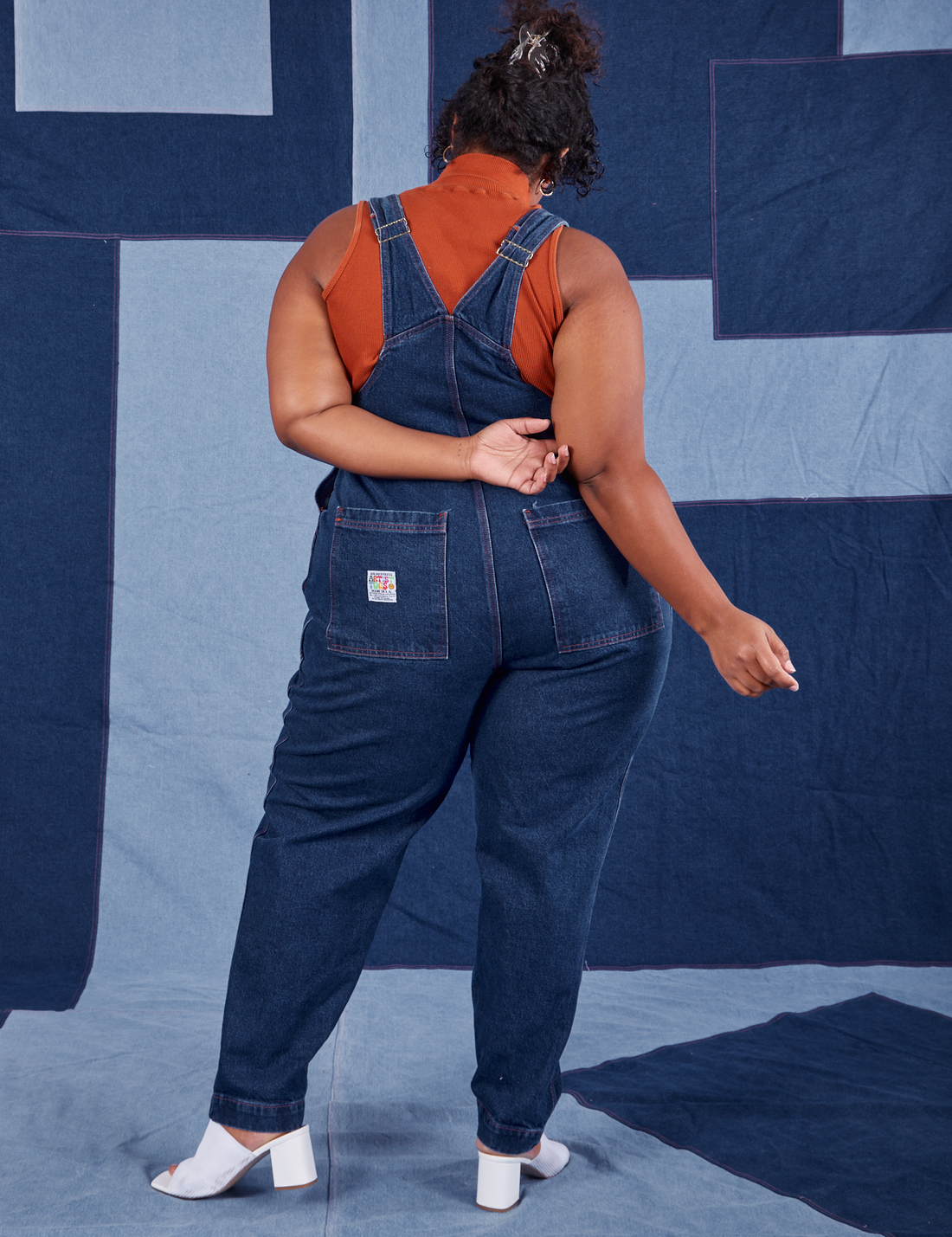 柔らかい Overall 【neat】 Denim denim overall 【indigo】 - www