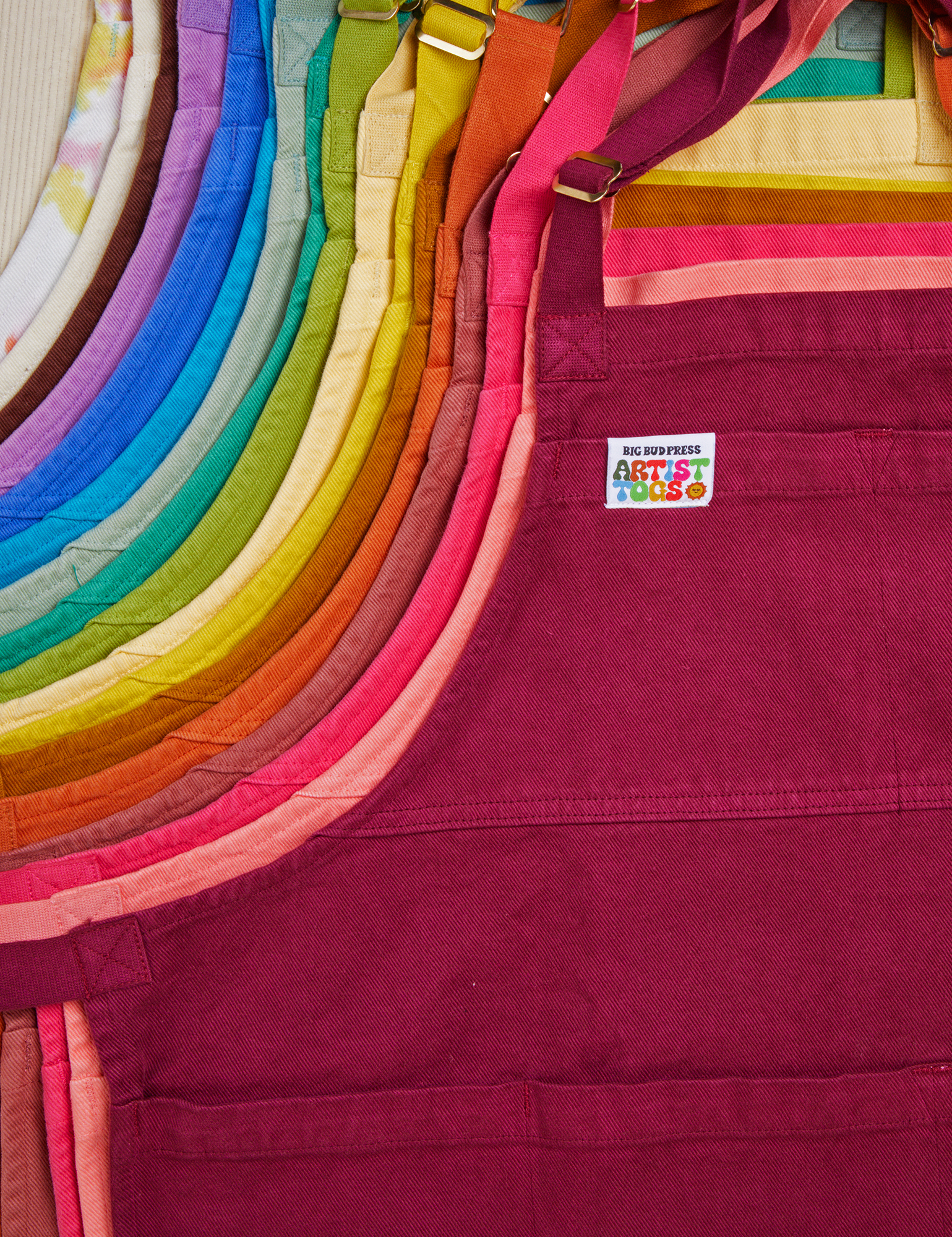 Artist Togs Full Apron - Rainbow Splotch Tie Dye