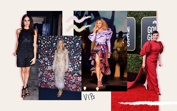 Women's VIPs Meghan Markle Gwyneth Paltrow Beyoncé Olivia Colman Wearing Malone Souliers