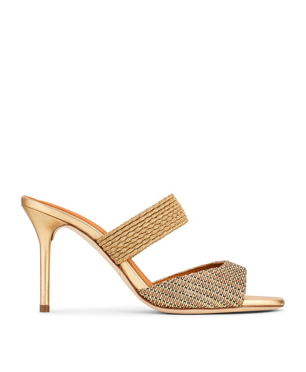 gold designer heels sale