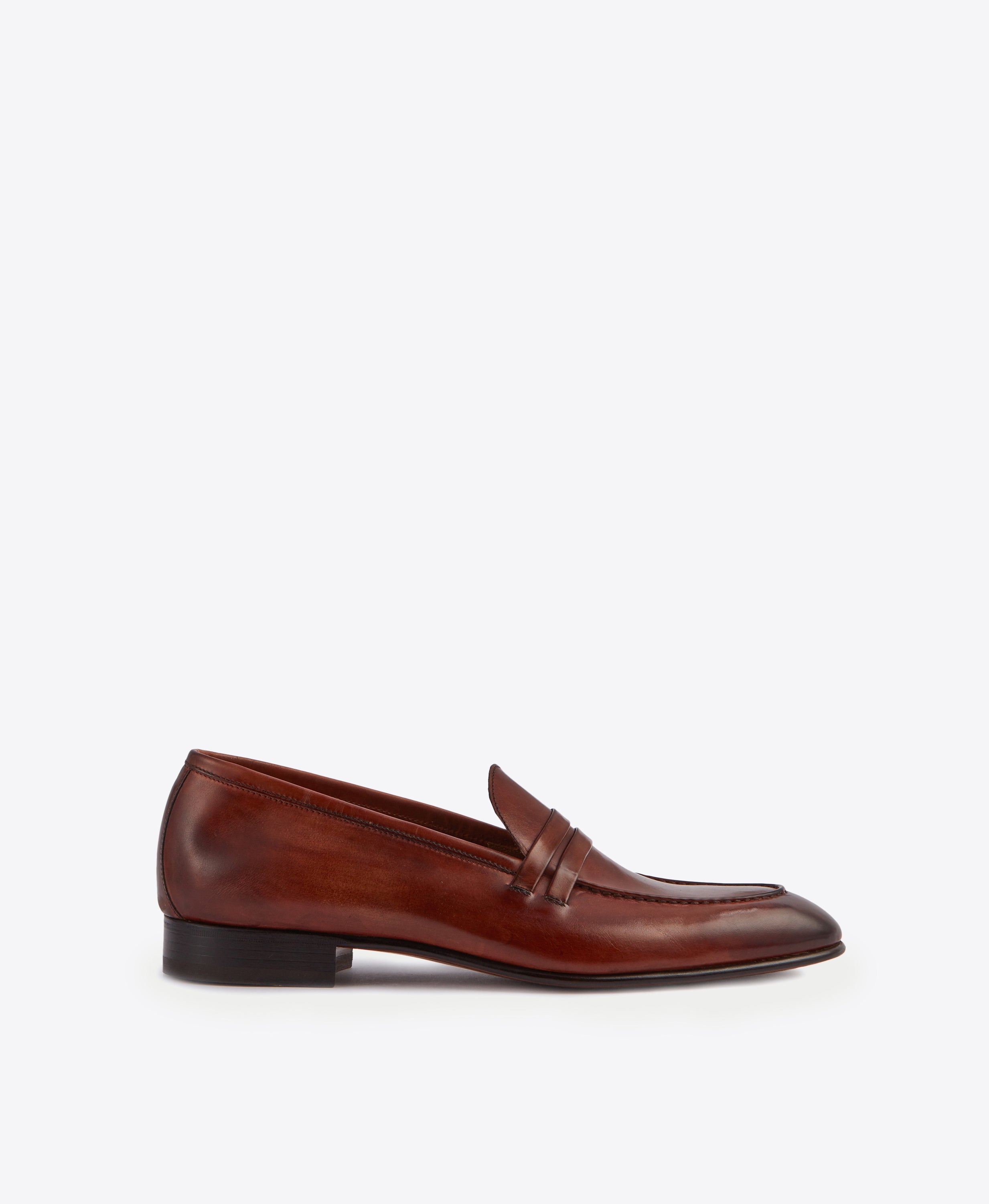 Luca Brown Penny Loafers | Malone Souliers