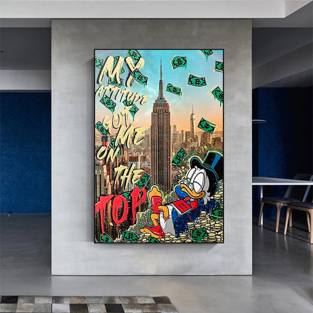 Uncle Scrooge McDuck Canvas Wall Art for Your Attitude - Image 5