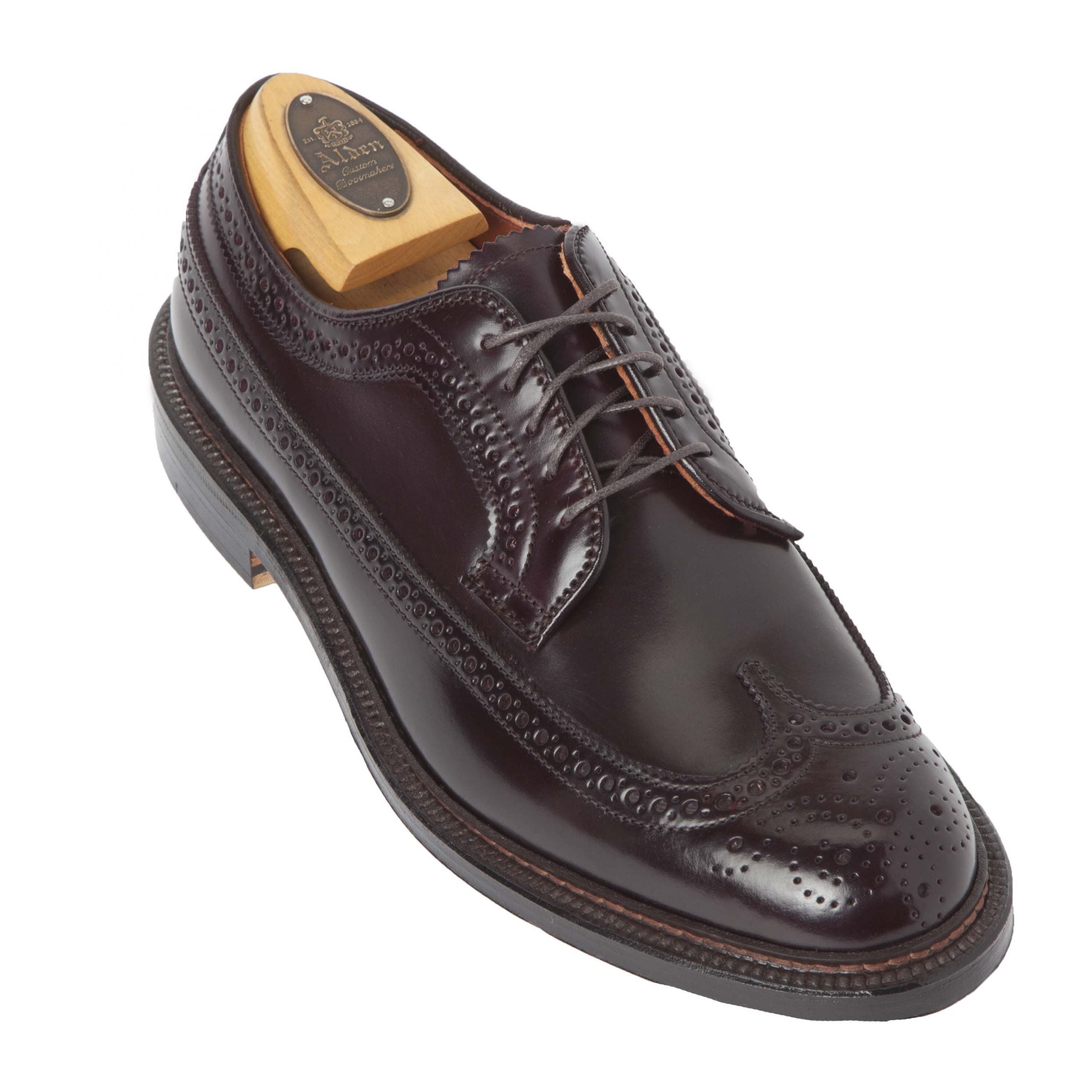 9751 - Long Wing Blucher in Black Shell Cordovan – Alden Madison