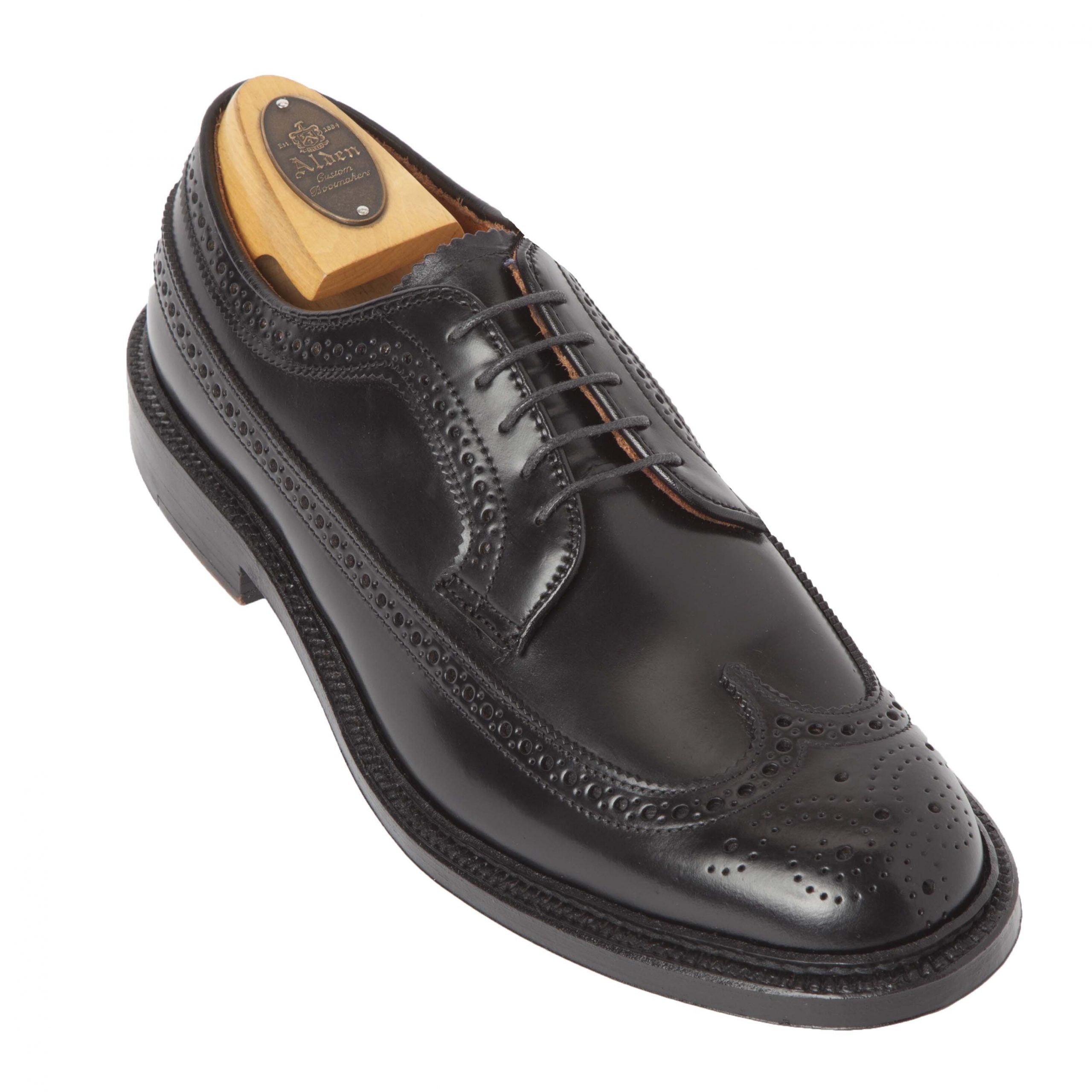 975 - Long Wing Blucher in Color 8 Shell Cordovan