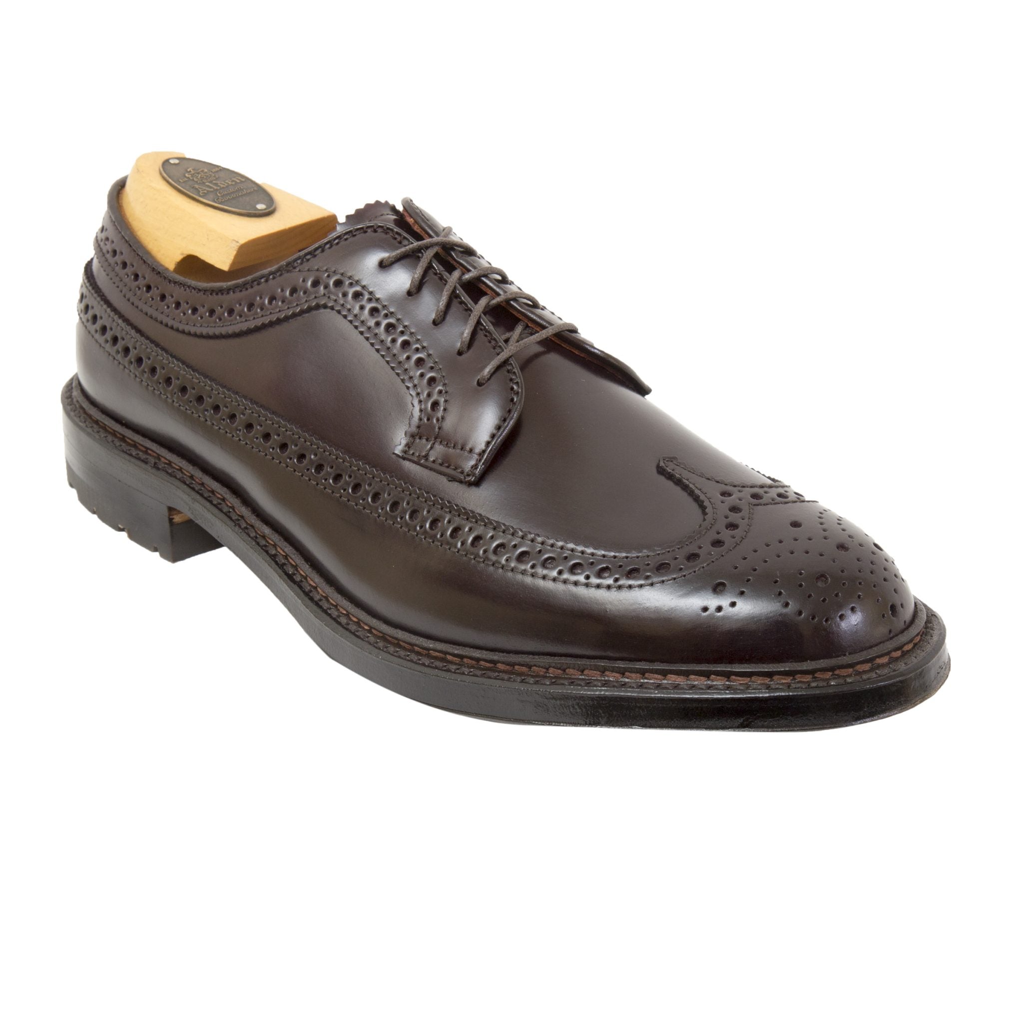 975 - Long Wing Blucher in Color 8 Shell Cordovan – Alden Madison