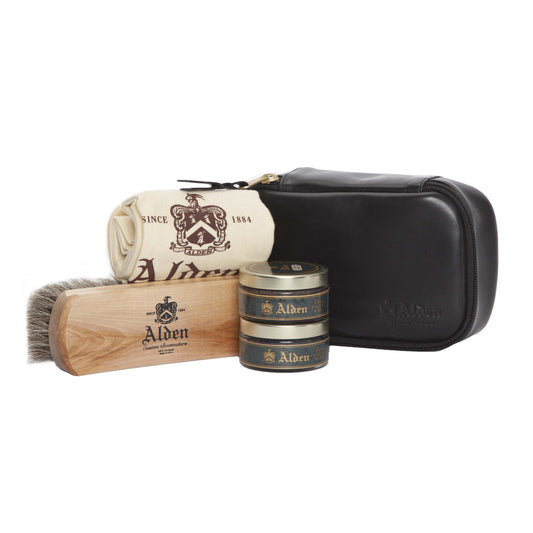 Alden horse hair brush small dark