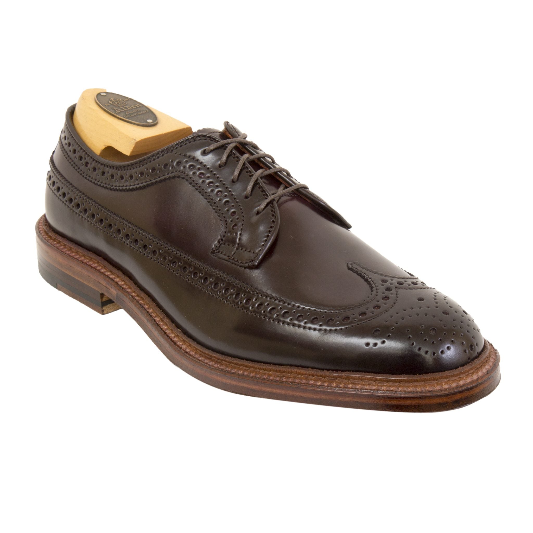 975 - Long Wing Blucher in Color 8 Shell Cordovan – Alden Madison