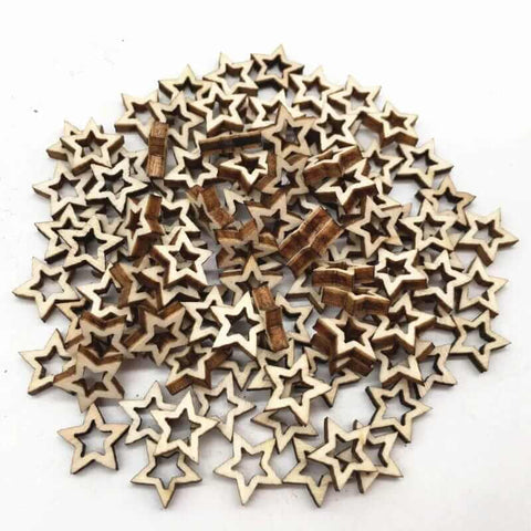 Wooden Star Shapes