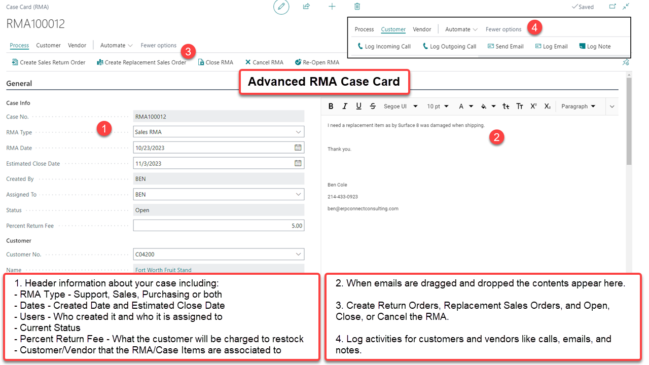 Advanced RMA - Product Screenshot 3