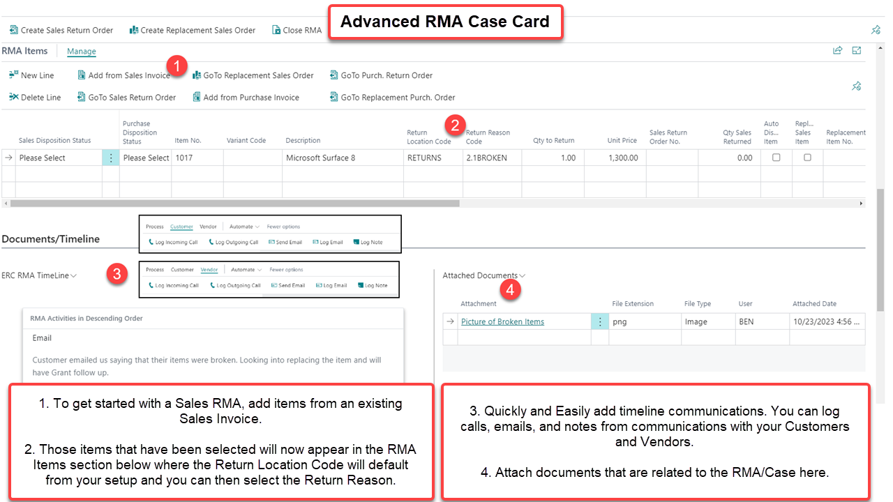 Advanced RMA - Product Screenshot 4