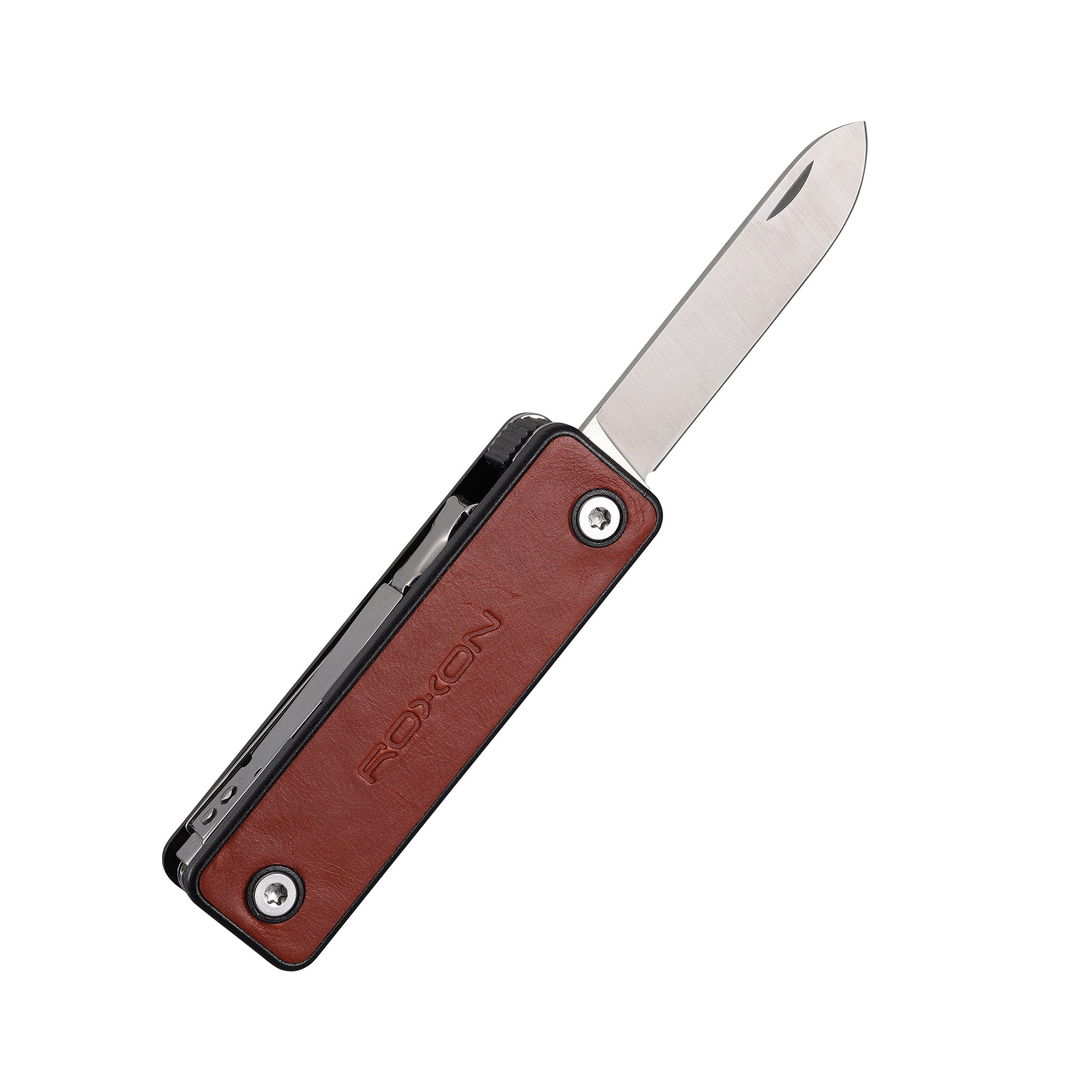 ROXON KS2 13 in 1 Multi Tool function pocket knife with big scissor, G10  handle and Pocket clip, good for Camping/Backpacking/Emergencies/EDC  (5cr15Mov Blade) 