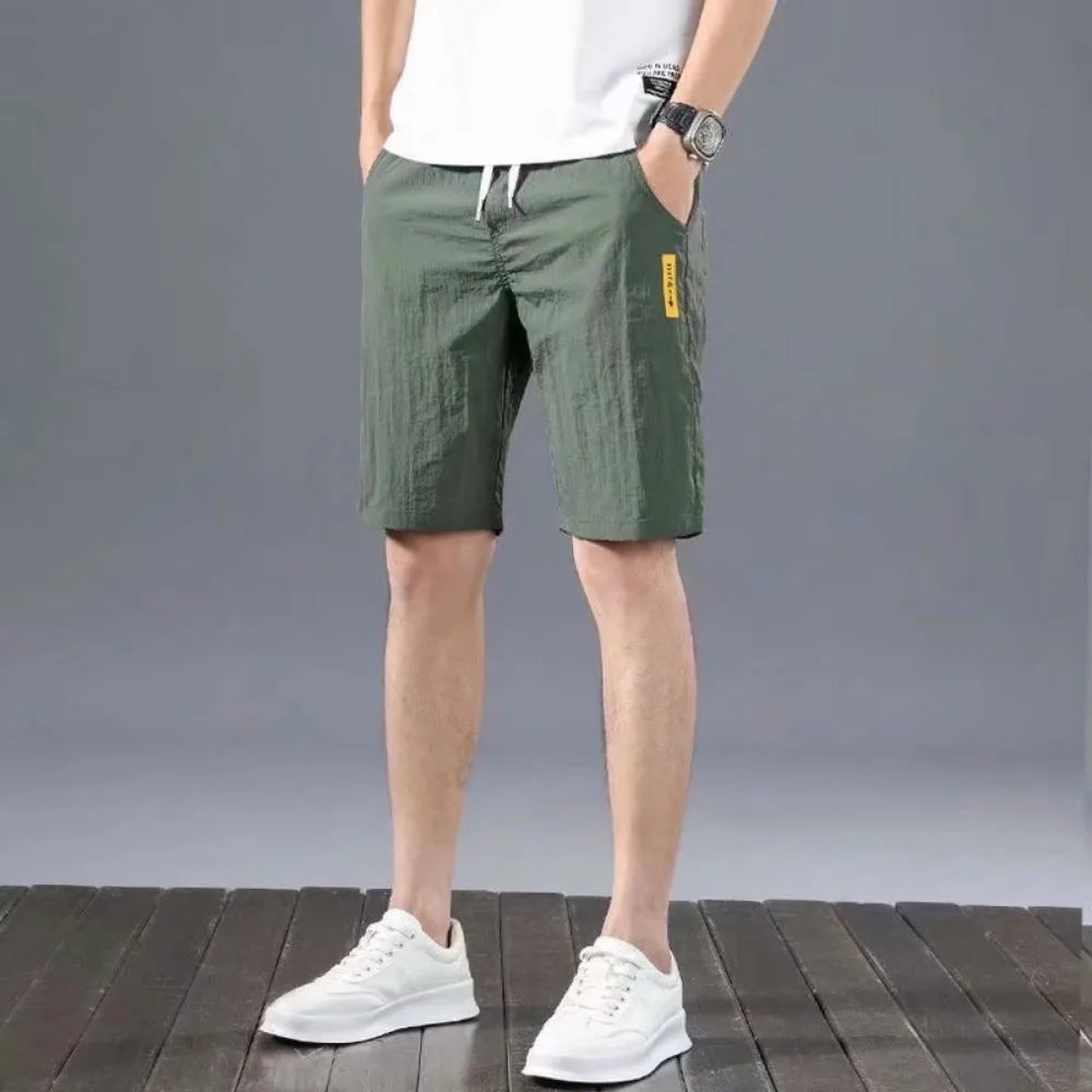 Men’s Summer Fashion Outfits 2024 New High Quality Baggy Jeans Men's Shorts Casual Canvas Fabric Polyester Woven Running Shorts  streetwear  mens pants