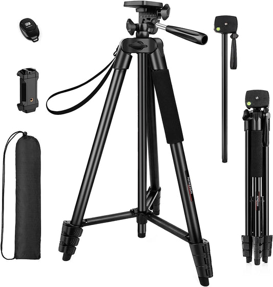 Phone Tripod, 71 Tripod for iPhone, Selfie Stick Tripod Stand with Re –  Nineigh
