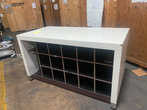 Display Cabinet / Workbench on rolling castors - Second Chance Home Furnishings