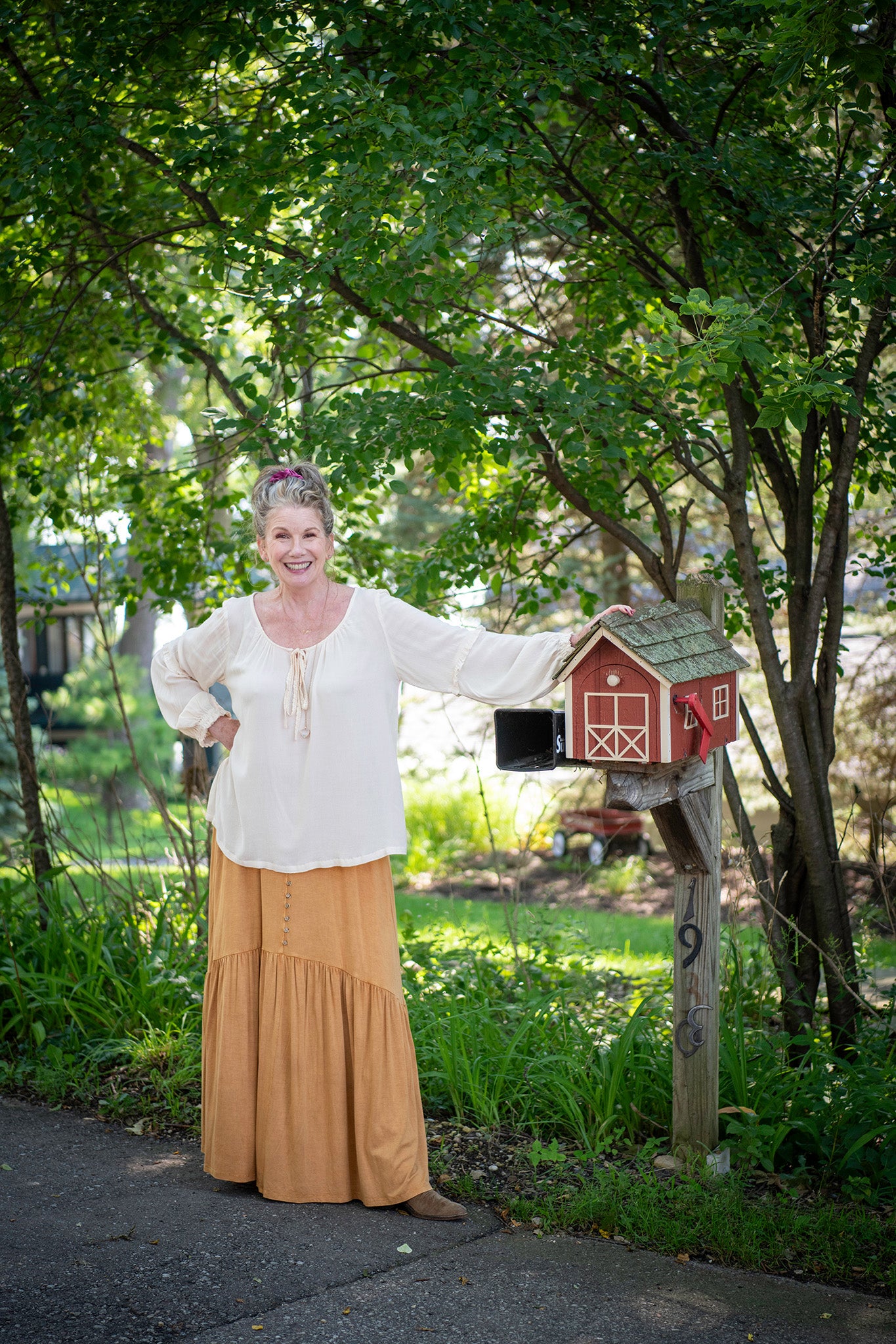 Homestead Skirt in Gold