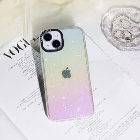 iPhone 15 Iridescent Glitter Phone Case