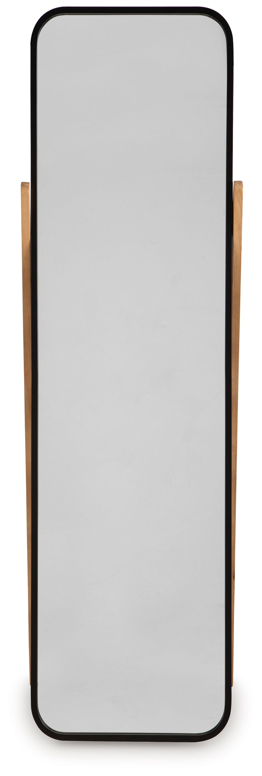 Bronick Floor Mirror in Black / Brown