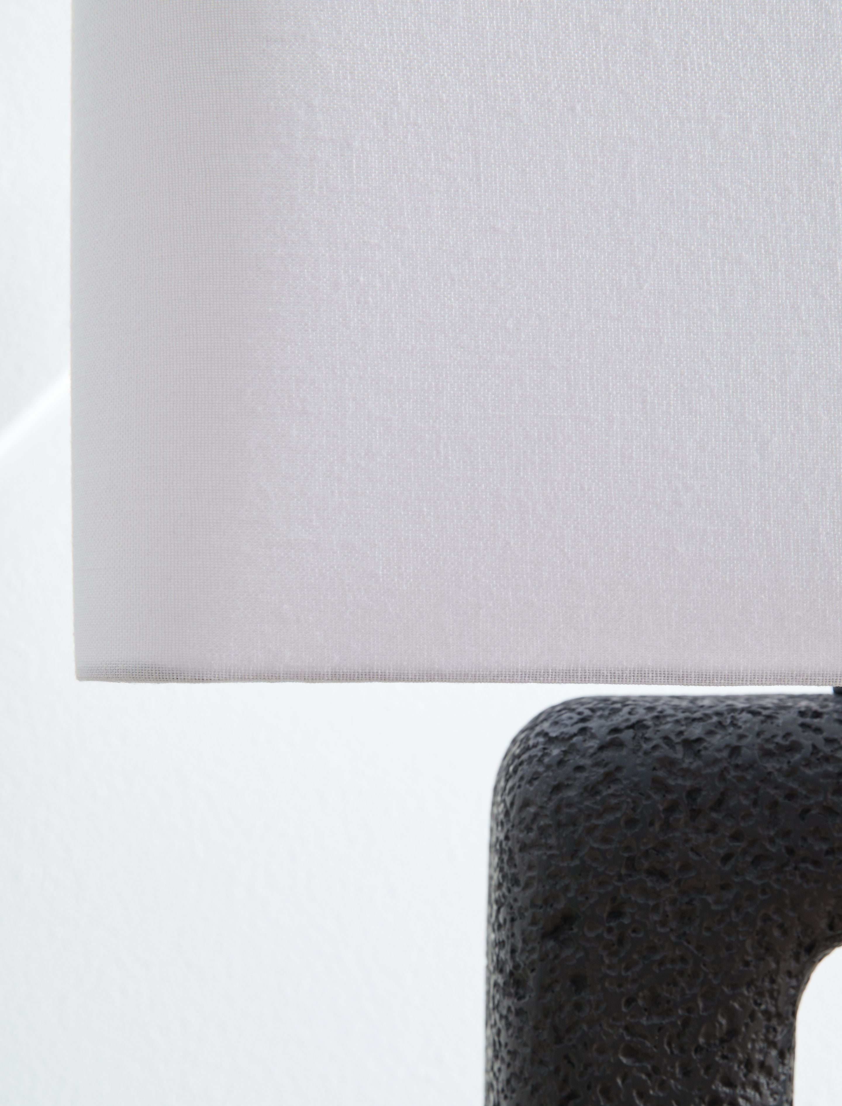 Set of 2 Black Poly Table Lamps by Wimmings