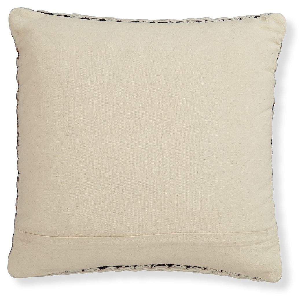 Nealington Pillow in Brown, Black, and White