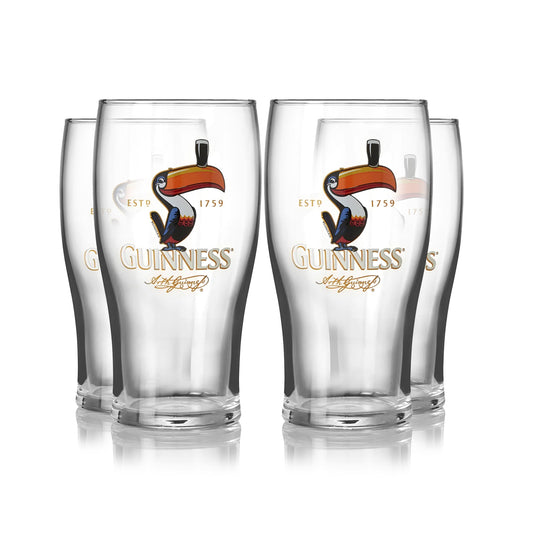 Guinness Toucan Christmas Pint Glass