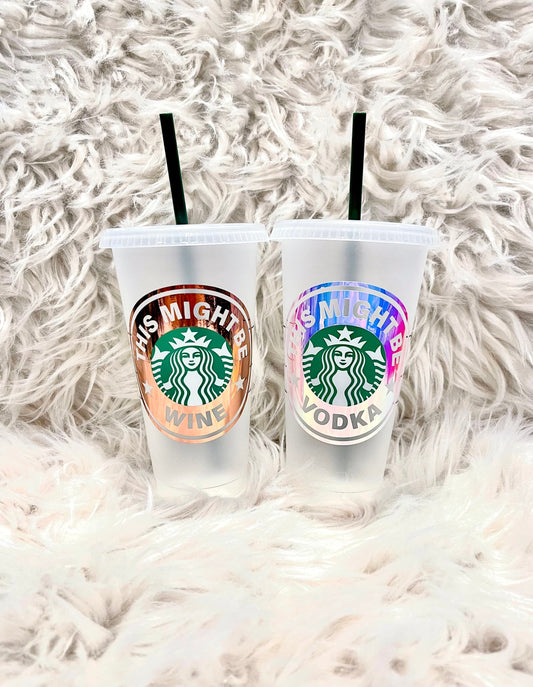 Butterflies LV Custom Starbucks Cold Cups - Eventeny