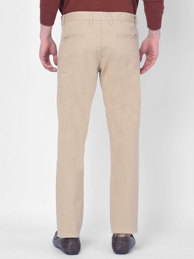 Men's Cotton Lycra Slim Fit Trouser
