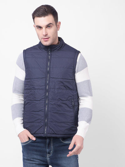 Men's Reversible Sleeveless Polyester Jacket