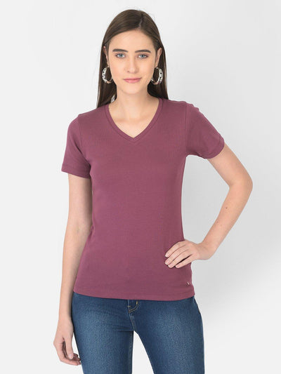 Women’s V-Neck Half Sleeve T-Shirt