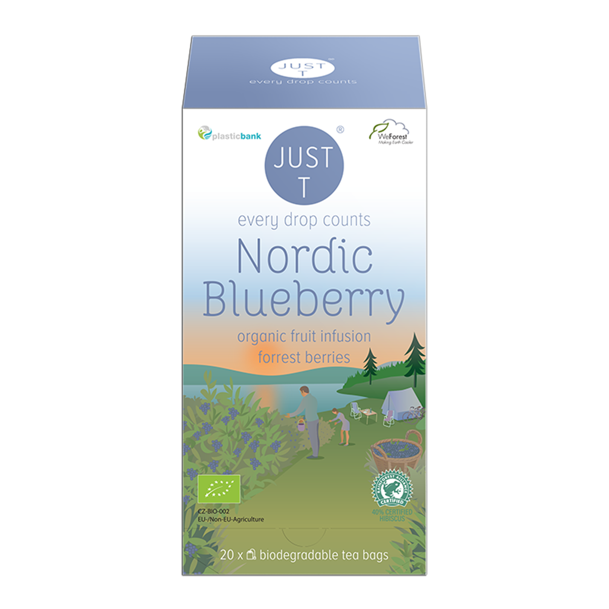 Billede af Just T Nordic Blueberry Brev te