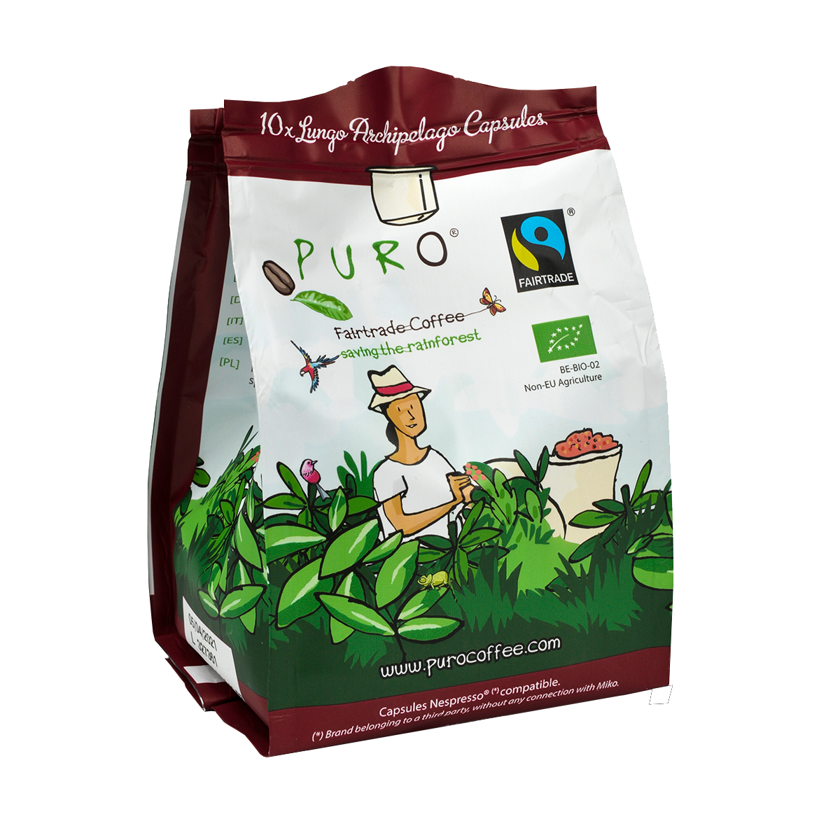 Billede af Puro Archipelago lungo 10 stk. kaffe kapsler - 10 stk.