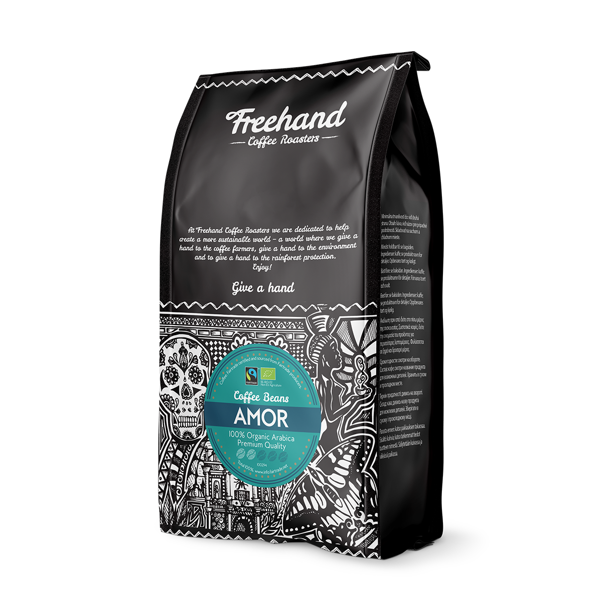 Se Freehand Amor Kaffebønner - 1 kg. hos Freehand Coffee Club