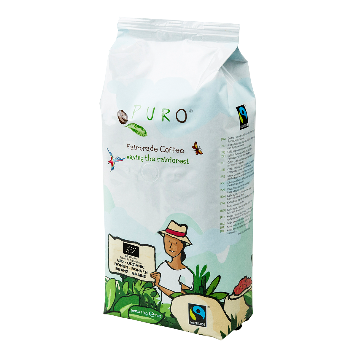 Se Puro Organic Kaffebønner - 1 kg. hos Freehand Coffee Club