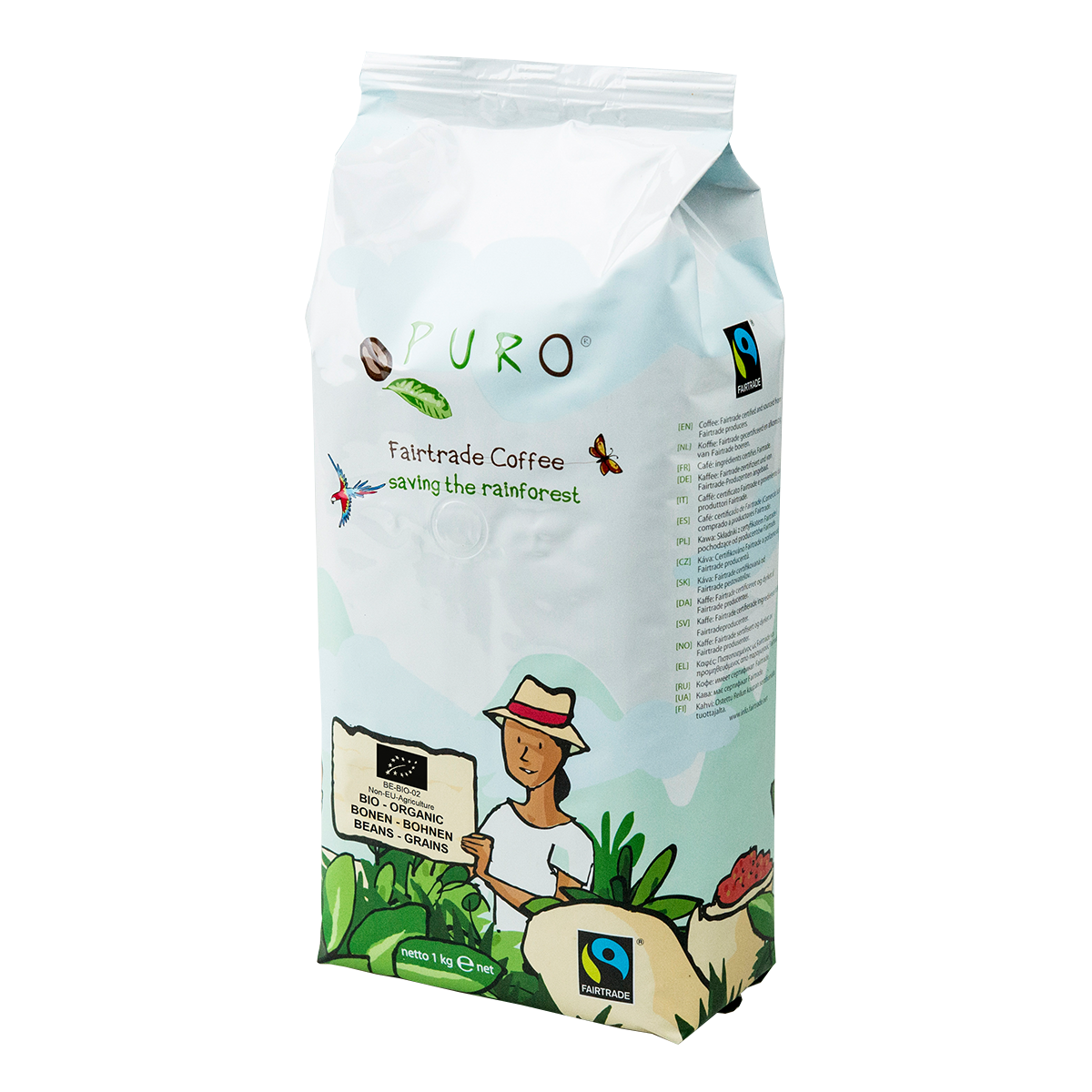 Billede af Puro Organic Kaffebønner - 1 kg.