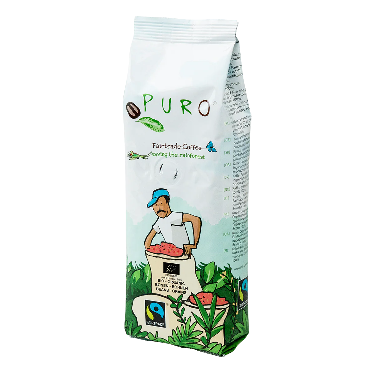 Billede af Puro Organic Kaffebønner 250 g. - 250 g.