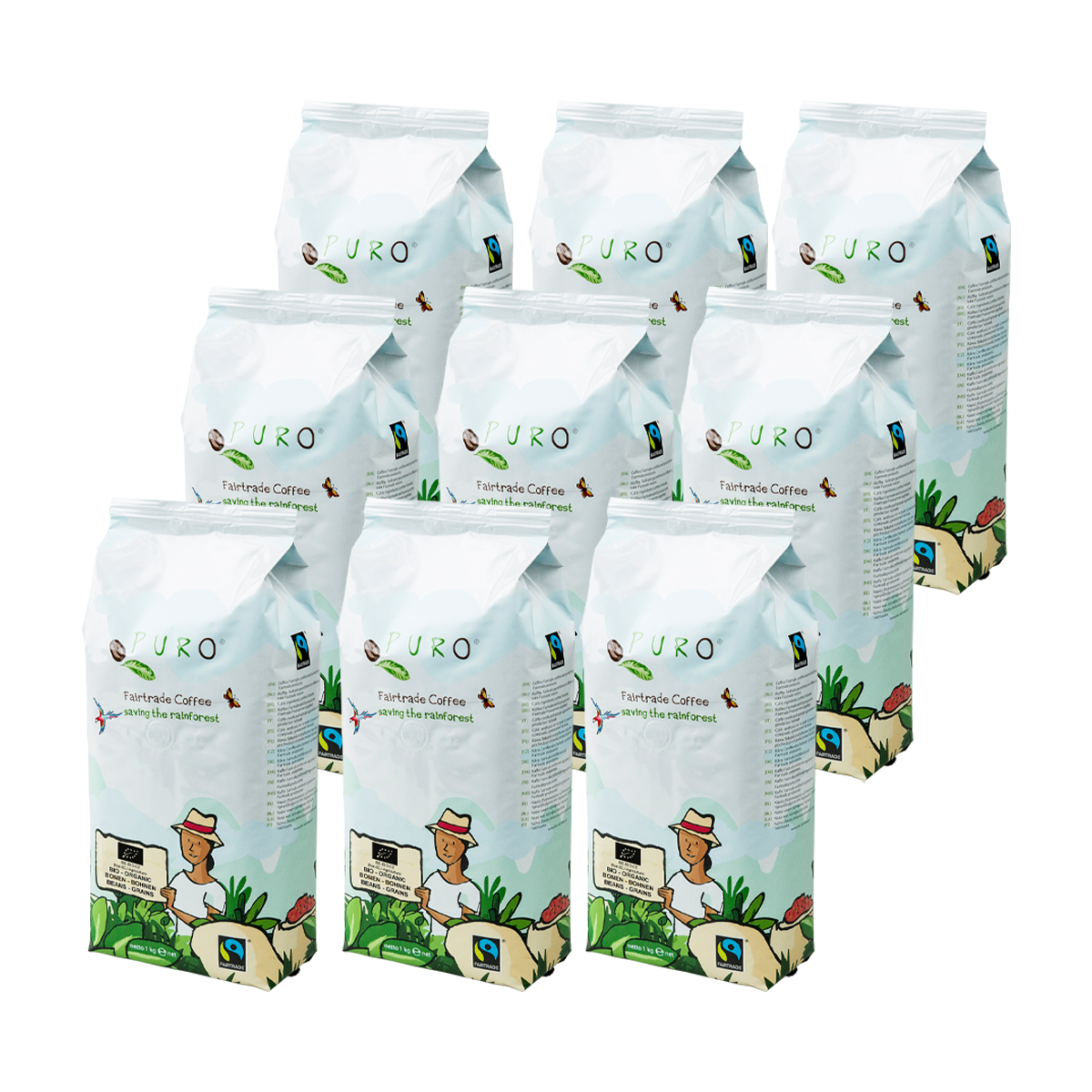 Billede af Puro Organic Kaffebønner - 9 kg.