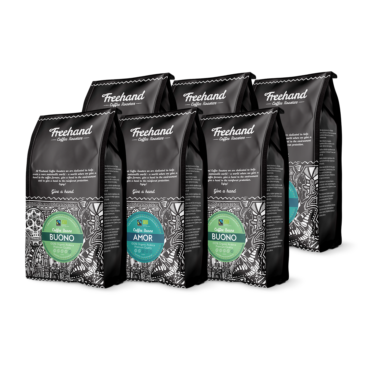 Se "Favorit" kaffe smagskasse - 6 kg. hos Freehand Coffee Club