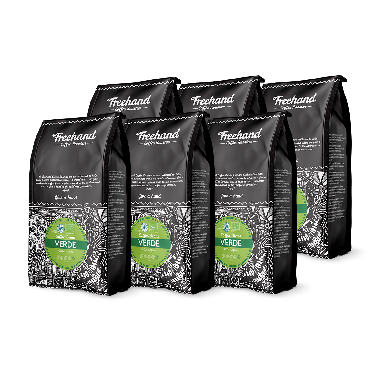 Se Freehand Verde Kaffebønner - 6 kg. hos Freehand Coffee Club