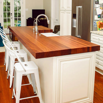 Sapele Wood Kitchen Countertop