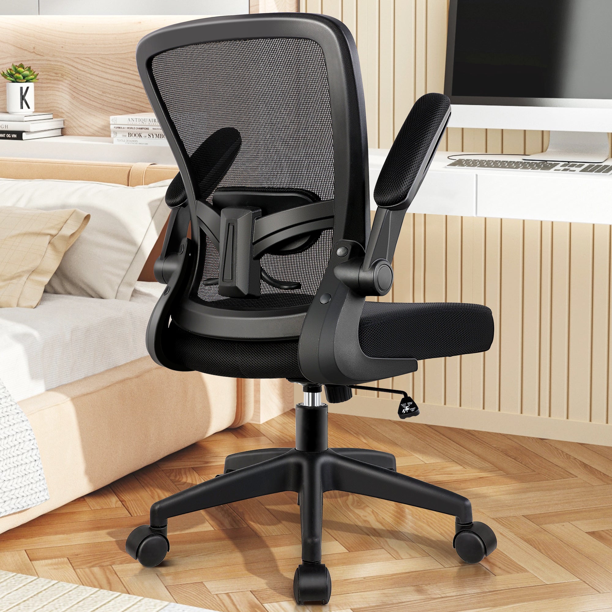 Viper Office Chair Mesh Computer Work with Adjustable Neck Rest Lumbar  Support