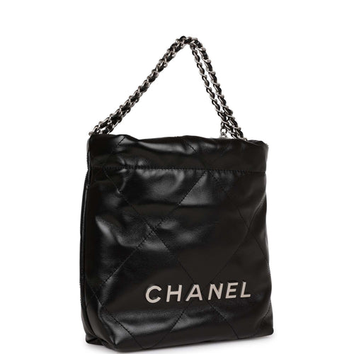 Chanel Medium 22 Bag Black Calfskin Aged Gold Hardware – Madison Avenue  Couture