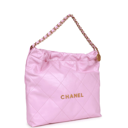 Chanel Mini 22 Bag White Calfskin Gold Hardware – Madison Avenue