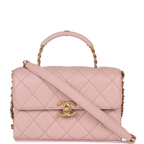 Chanel Seasonal Sweetheart Mini Flap, Pink Caviar Leather, Gold Hardware, New  in Box MA001