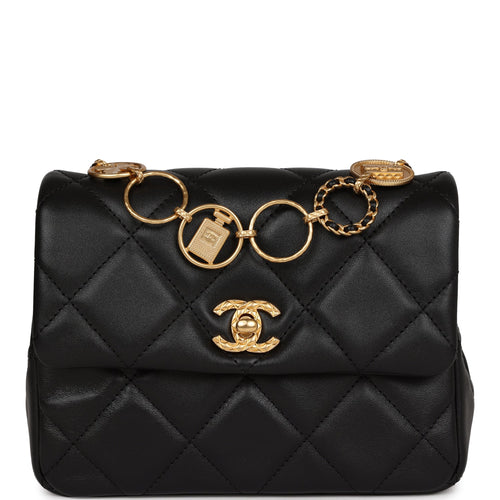 Chanel Small Hobo Bag CC Chain Black Calfskin Aged Gold Hardware 22K – Coco  Approved Studio