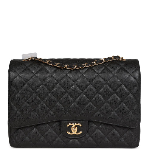 Vintage Chanel Medium Classic Double Flap Black Lambskin Gold Hardware –  Madison Avenue Couture