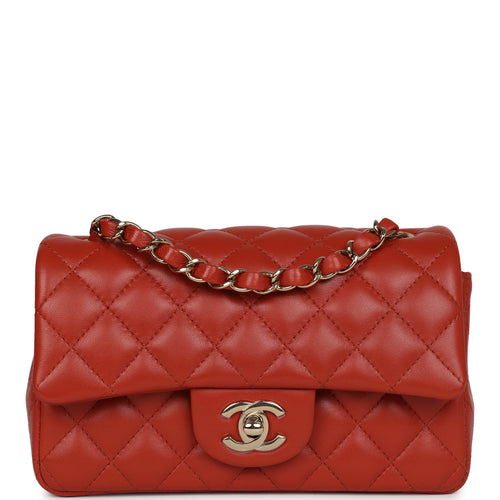 Chanel Airlines Square Mini Flap Bag White Leather - Allu USA