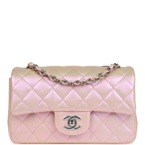 Chanel Pink Quilted Lambskin Rectangular Mini Classic Flap Bag – Madison  Avenue Couture