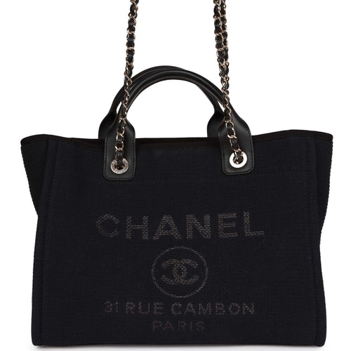 Chanel Multicolor Sequin Deauville Tote Bag With
