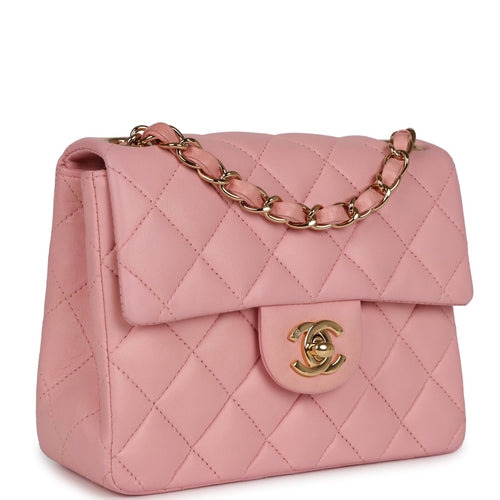 Chanel Vanity Case Small 22S Lambskin Pink in Lambskin Leather