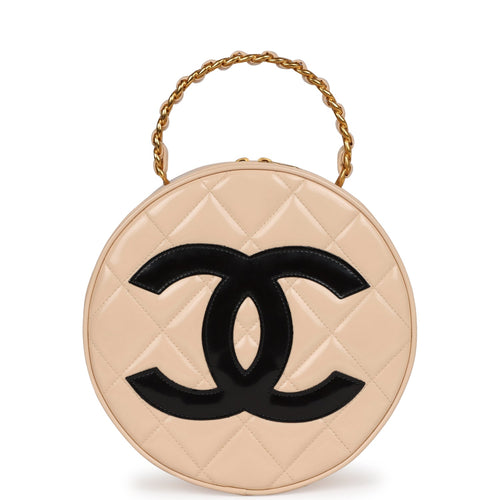 chanel vanity bag with mirror