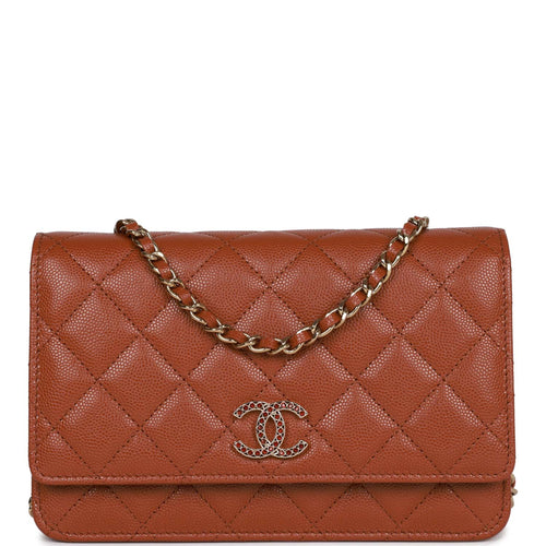 Chanel Wallet on Chain WOC Black Caviar Gold Hardware – Madison
